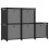 VidaXL vidaXL 5-Cube Display Shelf with Boxes Black Fabric Storage Organiser Unit 1