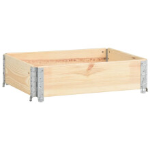 vidaXL pallerør 60x80 cm massivt fyrretræ
