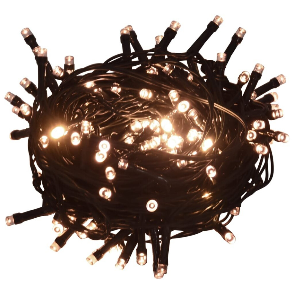 Vidaxl Led String With 300 Leds Warm White 30 M Pvc Holiday Fairy String Light