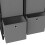 VidaXL vidaXL 5-Cube Display Shelf with Boxes Black Fabric Storage Organiser Unit 15