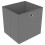 VidaXL vidaXL 5-Cube Display Shelf with Boxes Black Fabric Storage Organiser Unit 16