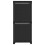 VidaXL vidaXL 5-Cube Display Shelf with Boxes Black Fabric Storage Organiser Unit 12