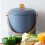 Compost Bucket with Bamboo Handle 1