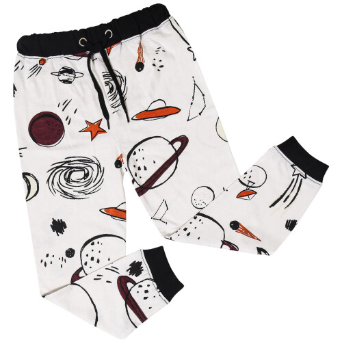 (7-8 Years, Black) Kids Boys Rocket Spaceship Blast Off Pyjamas 2