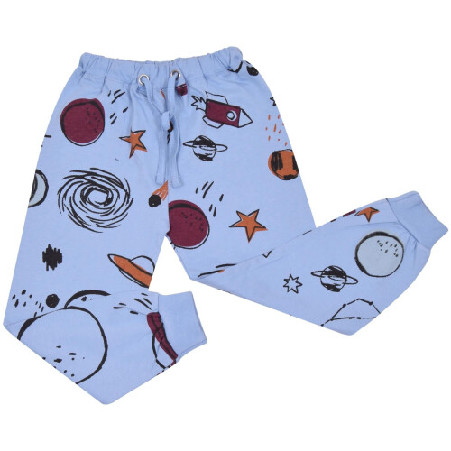 (7-8 Years, Blue) Kids Boys Rocket Spaceship Blast Off Pyjamas 2