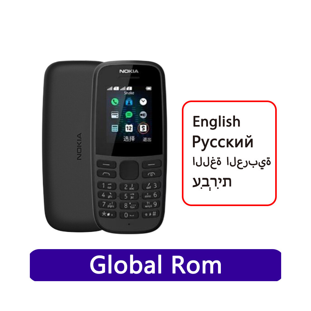 New Original Nokia 105 New 1.77“ Display 4MB Storage 800mah Battery