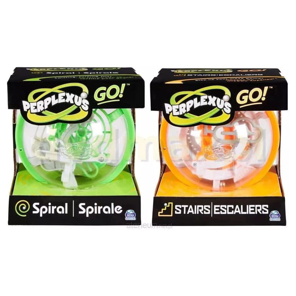 Perplexus GO! Compact Challenging Puzzle Maze Skill Game(Styles Vary)