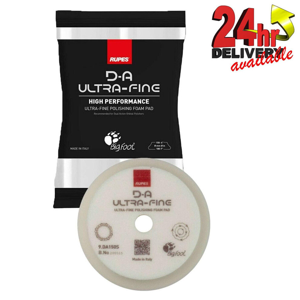 Rupes 9.DA150S DA Ultra Fine Foam Polishing Pad For 5"" / 125mm Backing Plate - Image 3