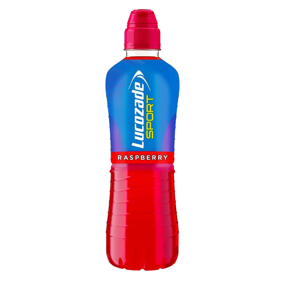 Lucozade Sport Raspberry Isotonic Sport Fat Free Energy Drink 12X500ml