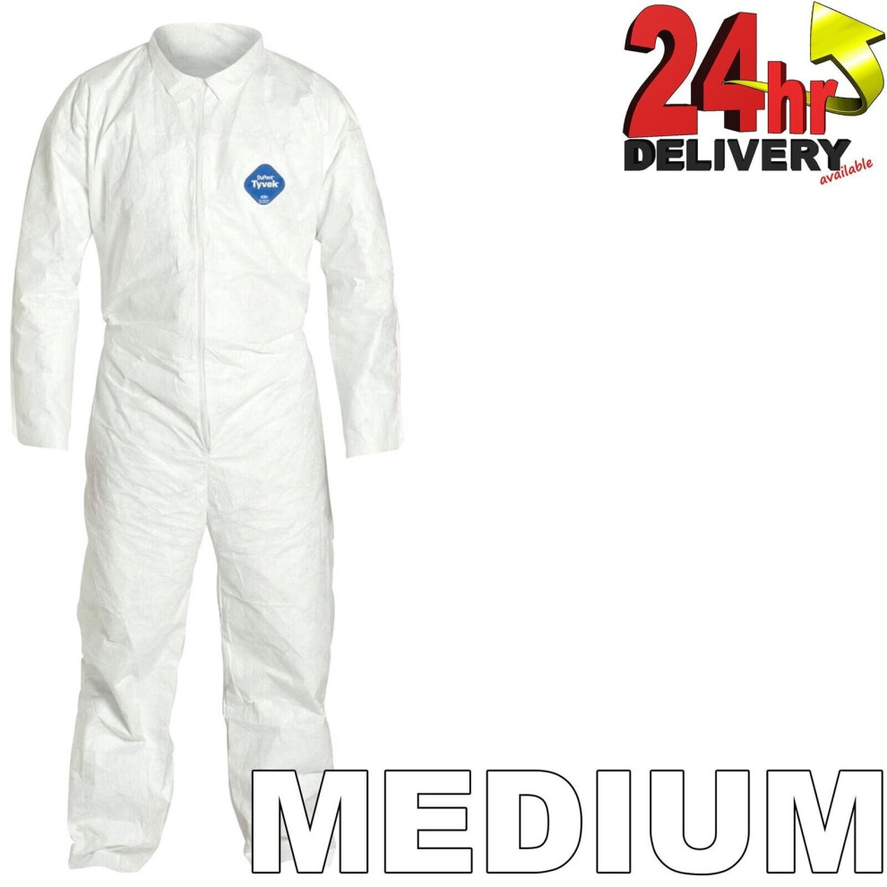 1 X Dupont Tyvek Classic Painters Disposable Overall - Size M Sprayers Coverall 3870640194769