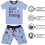 (9-10 Years, Blue) Kids Boys Rocket Spaceship Blast Off Pyjamas 4