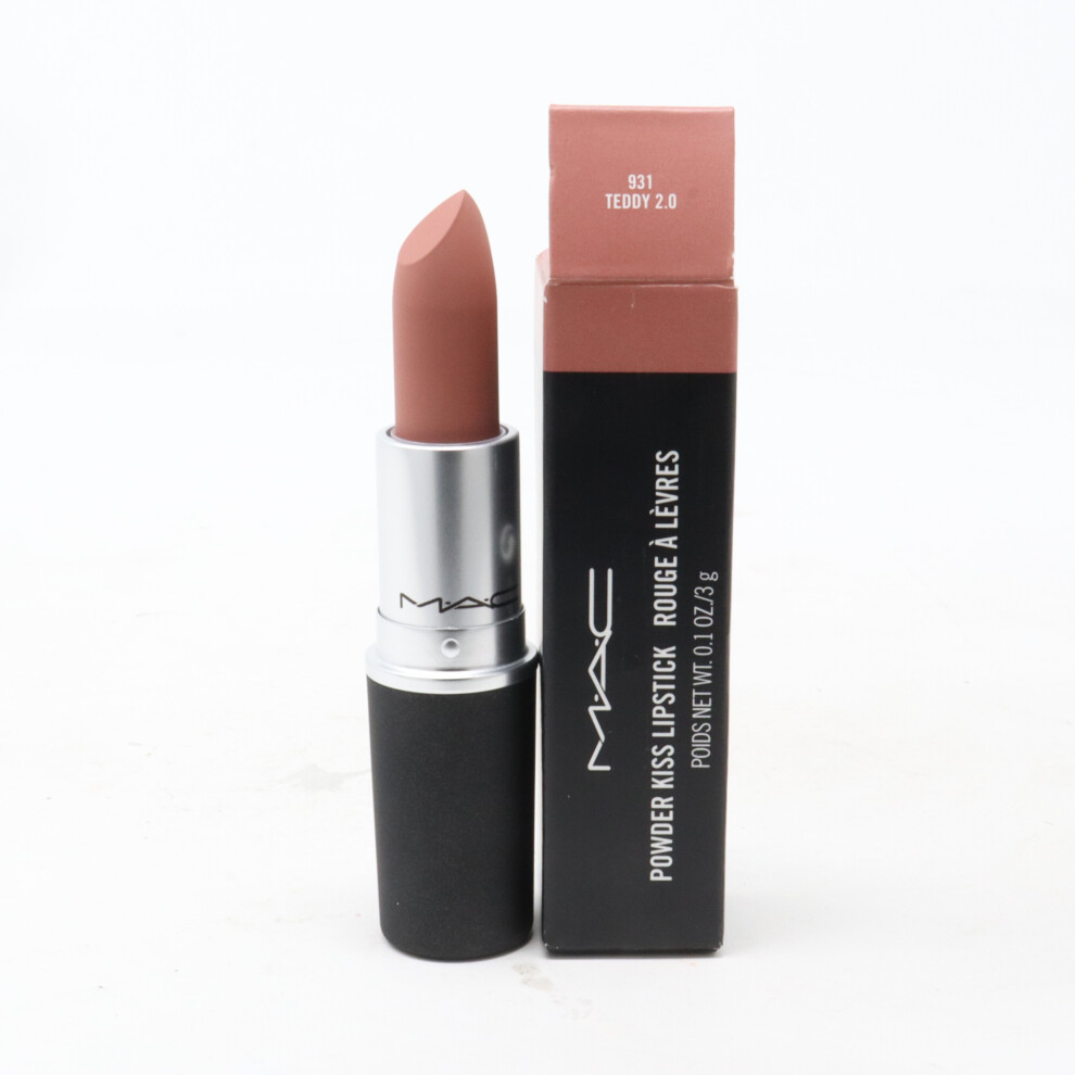 (931 Teddy) Mac Lustreglass Lipstick  0.10oz/3g New With Box