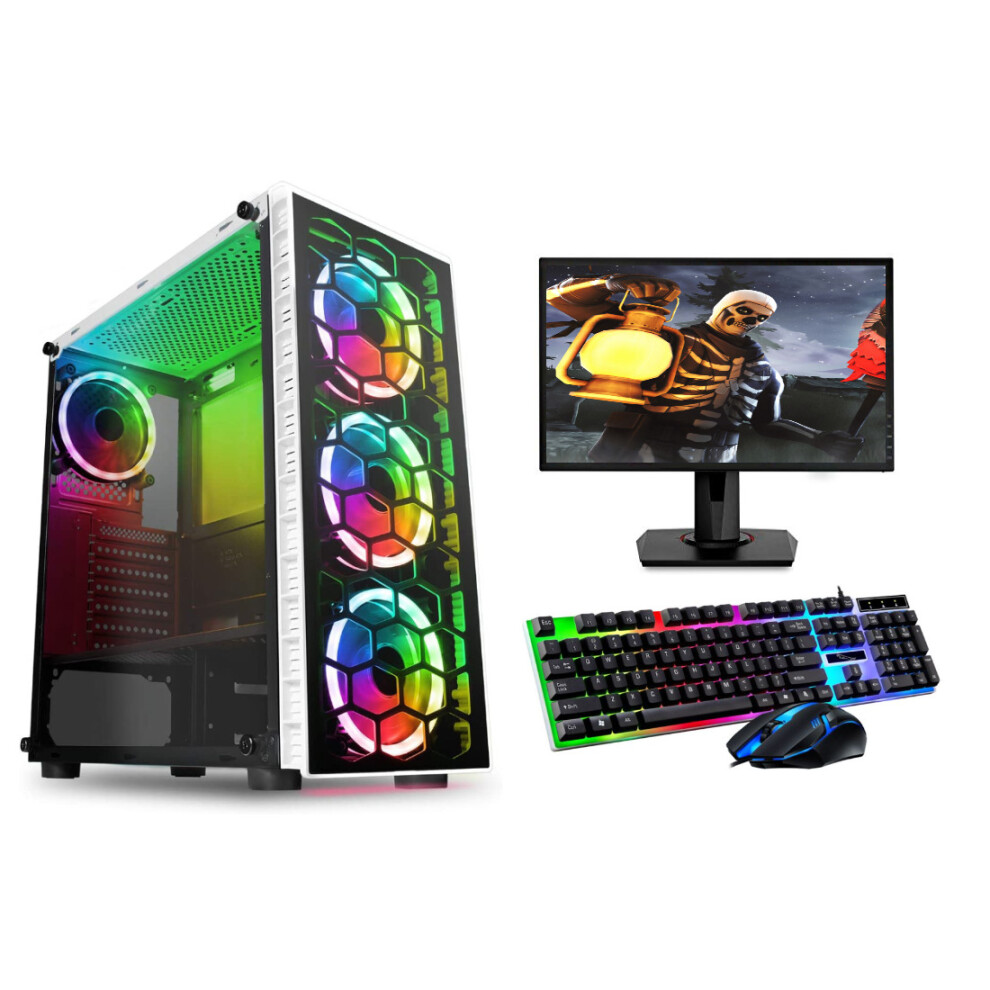 FCS Fast Gaming Intel Quad Core i5 16GB RAM 2TB HDD & 128GB SSD PC Bundle