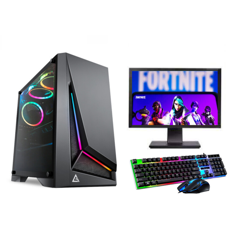 FCS Gaming PC Bundle Intel Core i5 16GB 1TB HDD 128GB SSD GT730 Win 10 WiFi Warranty