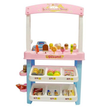 AZ Import PS809 Magasin de glaces rose, supermarché de luxe et jeu de rôle - 47 pièces