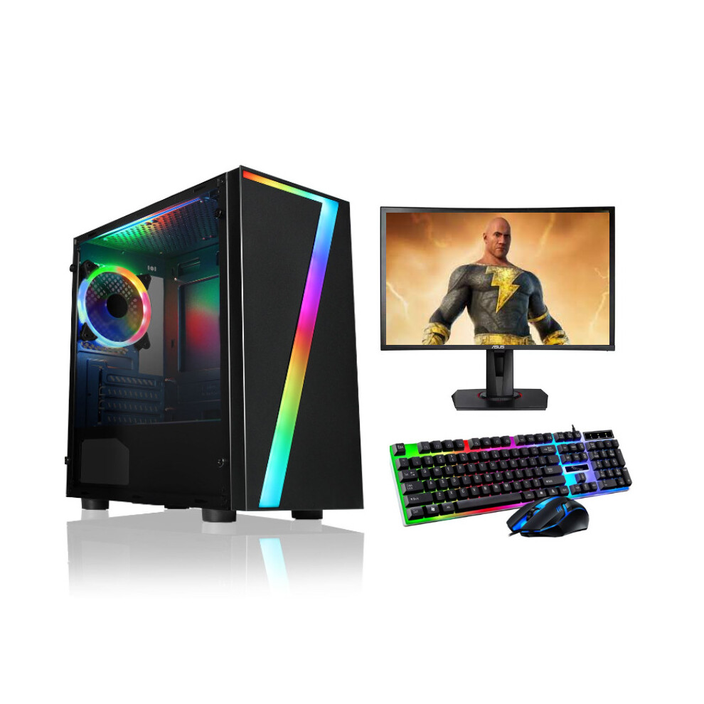 FCS Fast Gaming Intel Quad Core i5 16GB RAM 1TB HDD PC Bundle