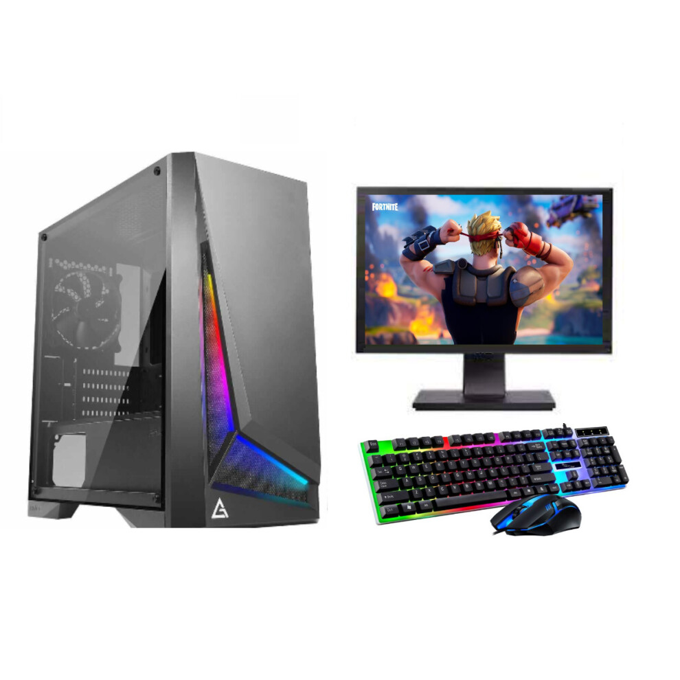 FCS Fast Gaming Intel Quad Core i5 16GB RAM 1TB HDD PC Bundle