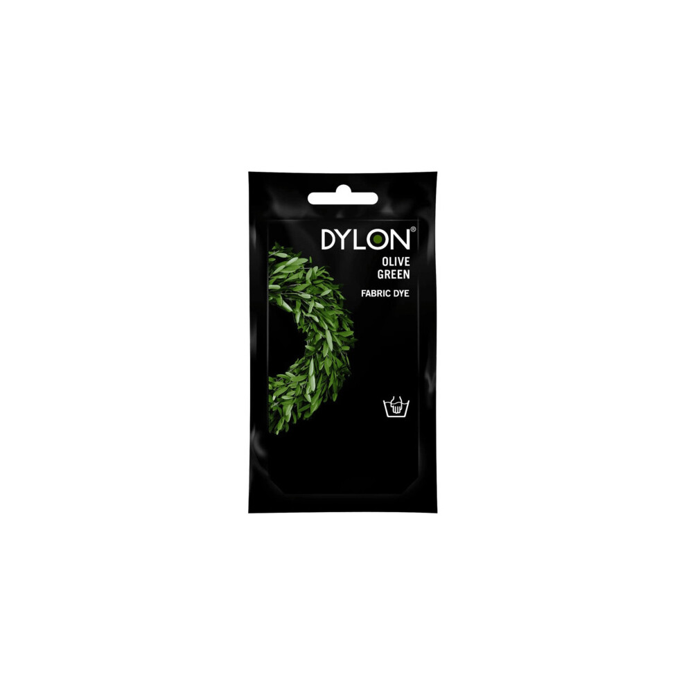 2 x Dylon Hand Fabric Dye Sachet And Soft Furnishing 50g - Olive Green