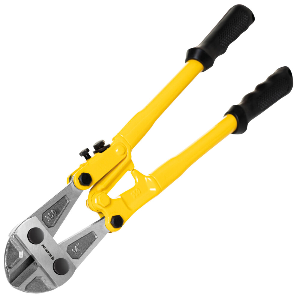 Blostm Heavy Duty Bolt Cutters 14" Steel Rubber Strong Grip Handles Cut Fences 5060914441042