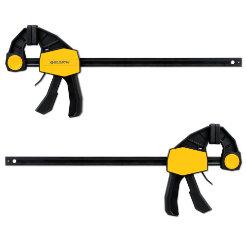 2 x Quick Grip Clamps 12Inch/300mm Quick Release Woodworking Ratchet