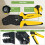 BLOSTM 600 Piece Crimping Tool Set Ratchet Wire 300 Terminal Connectors Cable 10