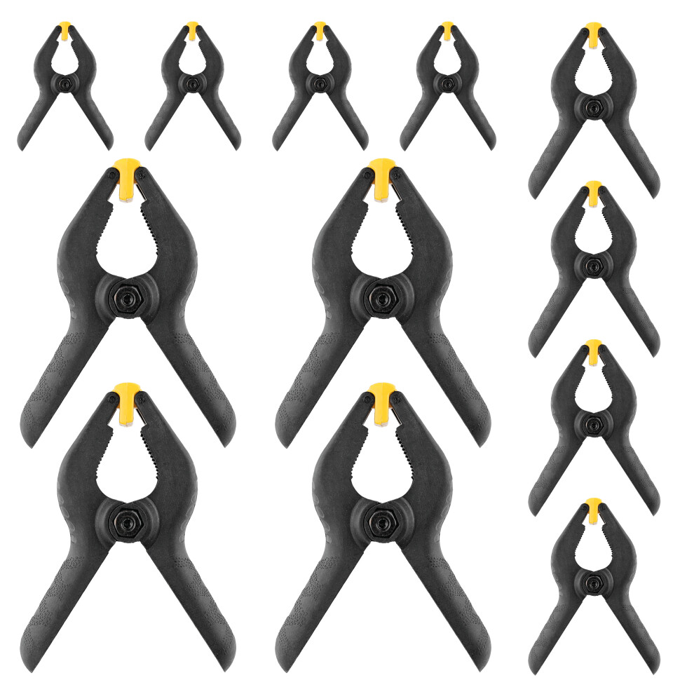 Blostm 12Pcs Plastic Spring Clamps Set Grip Workshops Diy Photography Art Craft 5060914440854