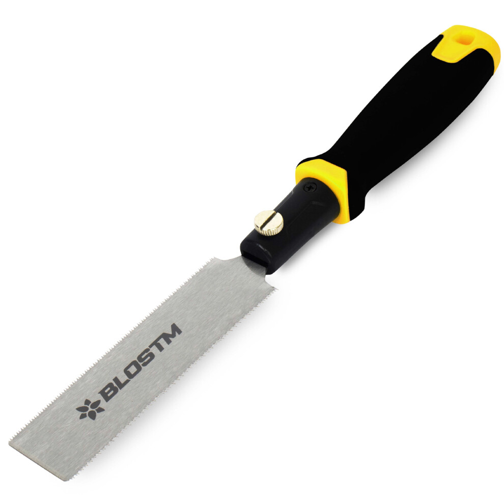 Blostm Mini Flush Cut Pull Hand Saw 23 Tpi Flexible Fine Tooth Trim Woodworking 5060914441295