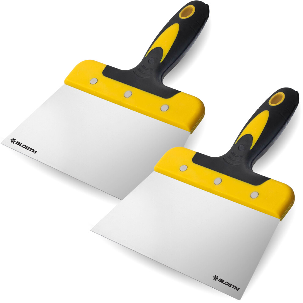 Blostm 2 X 7" Scraper Tool Wallpaper Putty Knife 175Mm Wide Flexible Decorating 5060914441738