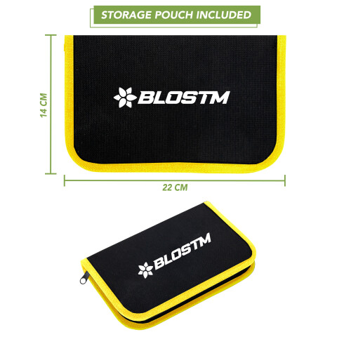 BLOSTM 4 x Circlip Pliers 7" Internal External Straight Bent Nose Tip Snap Ring 2