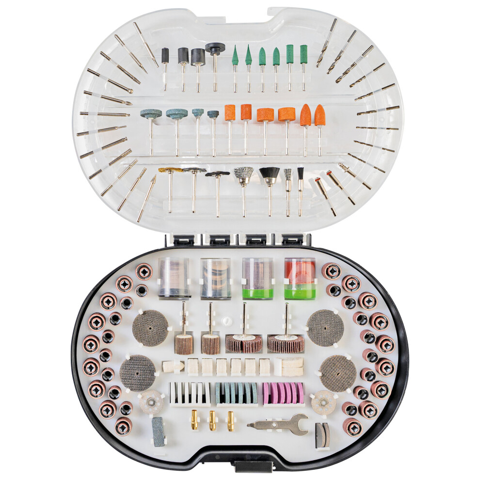 Blostm Rotary Tool Accessories Set 276 Pcs Cut Grind Sand Carve Polish Iron Kit 5060914441783