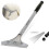 BLOSTM 5" Wallpaper Scraper Long Handle Wide Head Removes Vinyl Paint Stripper 6