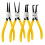 BLOSTM 4 x Circlip Pliers 7" Internal External Straight Bent Nose Tip Snap Ring 4