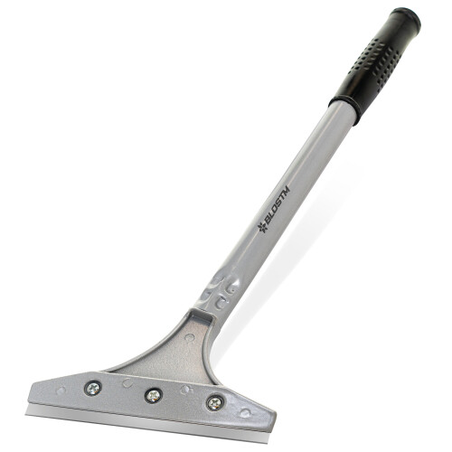 BLOSTM 5" Wallpaper Scraper Long Handle Wide Head Removes Vinyl Paint Stripper 1