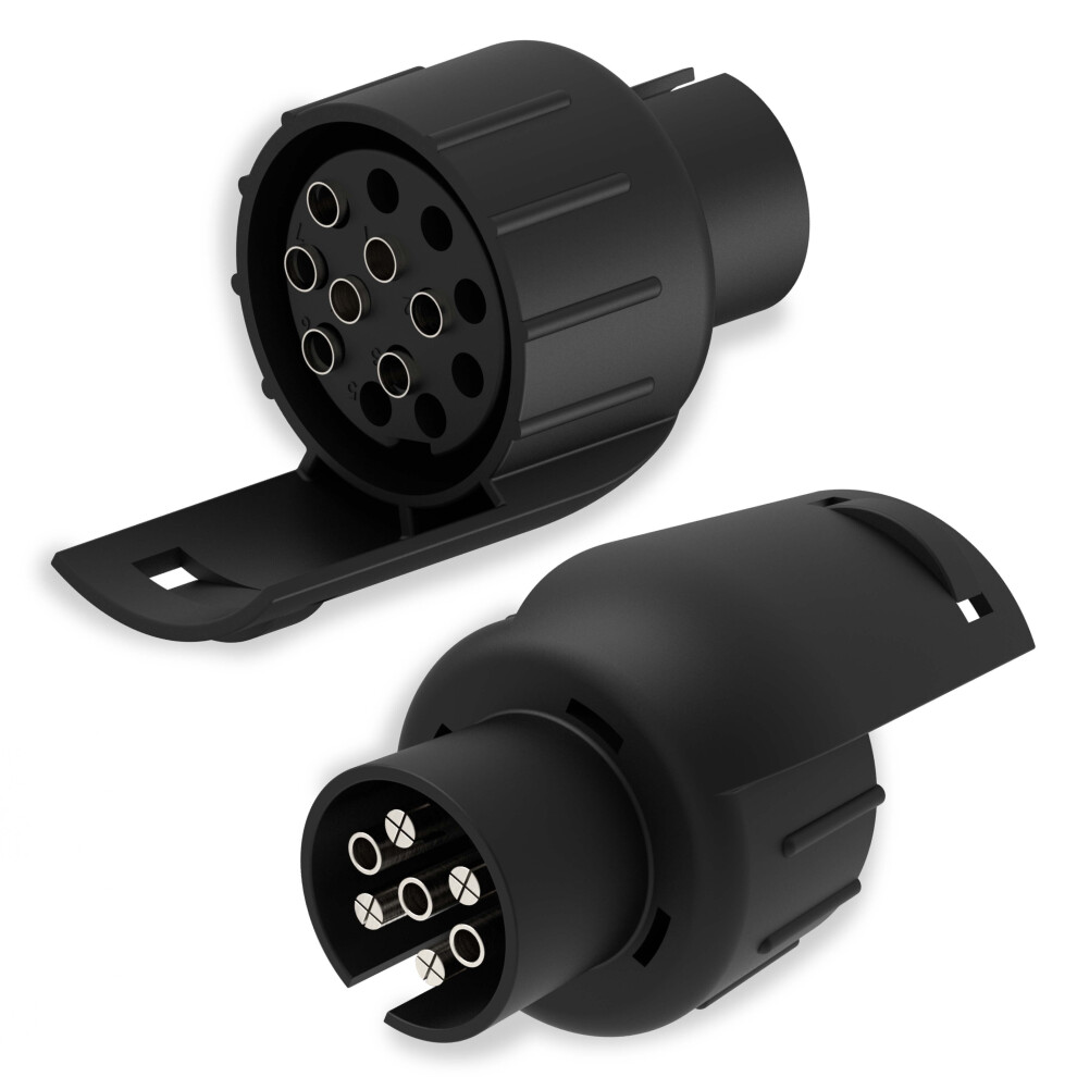 Gadlane 7 To 13 Pin Plug Adapter Trailer Truck Towbar Towing Socket Converter 5060914441233