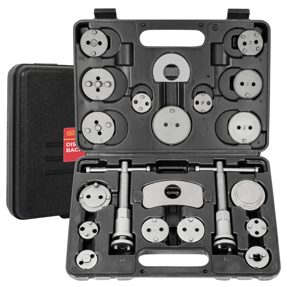 GADLANE Brake Caliper Rewind Tool Kit 21pcs Universal Front Rear Piston Tool