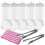 HEFTMAN 10 Retro Plastic Empty Sweet Jars Set Pick & Mix Candy Buffet Bags 10