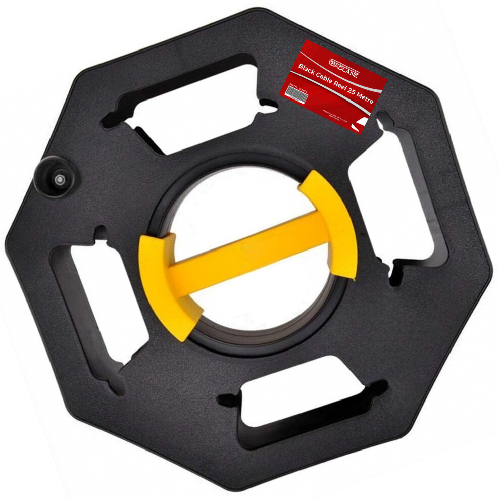 Gadlane Cable Tidy Reel 25M Mains Wire Hook Up Lead Extension Holder Storage 745499645881