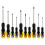 BLOSTM 10 Pc Magnetic Screwdriver Set Chrome Vanadium Steel Tip Various Sizes 10