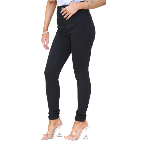 Ze Enzo (18, Black) Enzo Womens Slim Fit Flex Denim Jeans 1