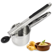 HEFTMAN Potato Masher Utensil Ricer Food Press Puree Fruit Vegetables Mash