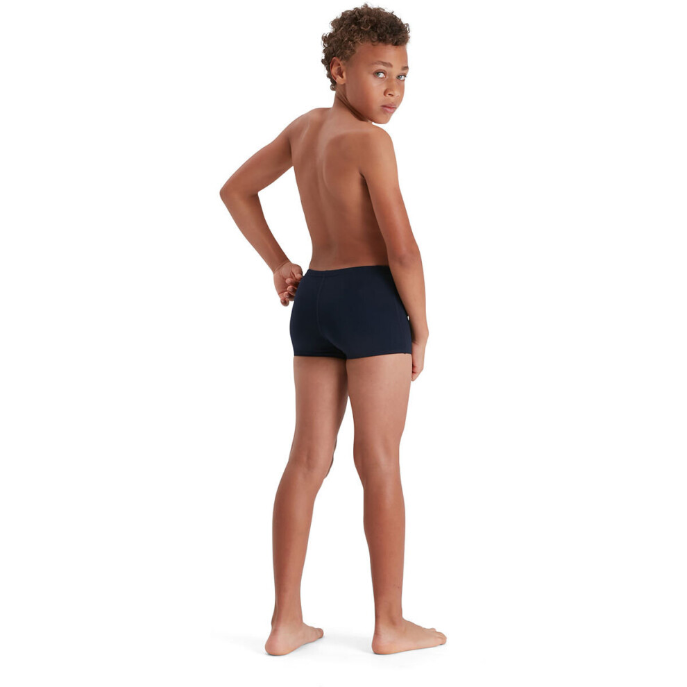 Speedo (13-14) Swimming Boys Shorts Eco Endurance+ Aquashort - Black