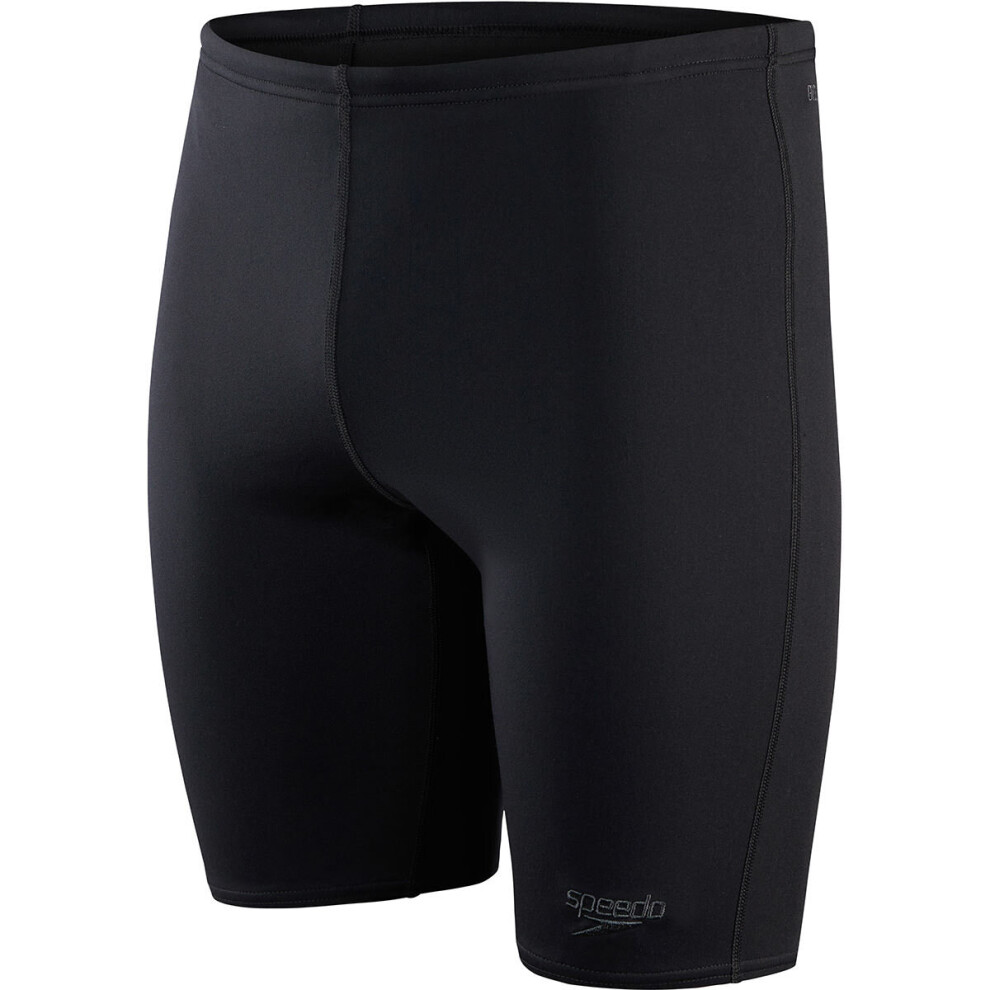 (28) Speedo Swimming Mens Jammers ECO Endurance+ Jammer - Black