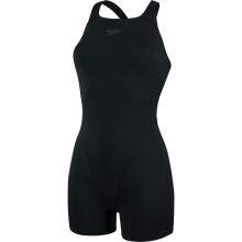 (38) Speedo Swimming Costume Womens Eco Endurance+ Legsuit - Black