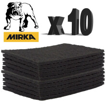 Mirka Mirlon Abrasive Finishing Pads Scotch Ultra Fine Grey x 10 - Pack 10