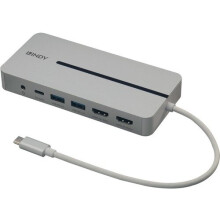 Station d'accueil USB-C - LINDY - 43360 - Universel - Premium - Compatible PC/MacBook M1/M2