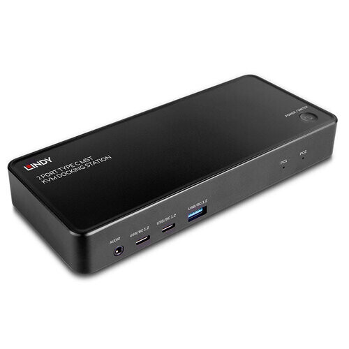 USB-C dockingstation - LINDY - 43202 - Compact - Veelzijdig - KVM