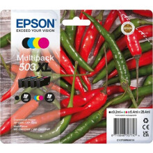 Cartouche d'encre - Epson - 503 - Pack de 4 - Noir/Jaune/Cyan/Magenta - Taille unique