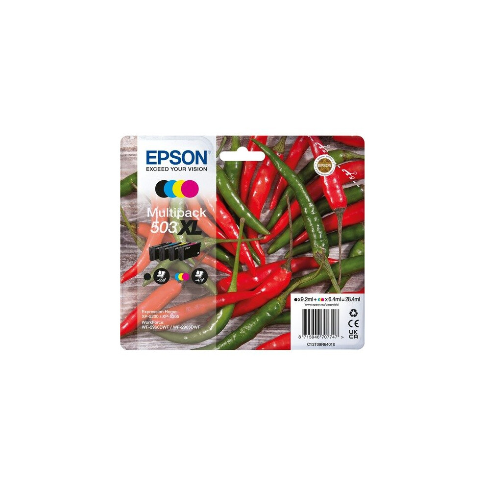 Epson 503XL Ink Cartridge High Yield Chilli CMYK - Image 12