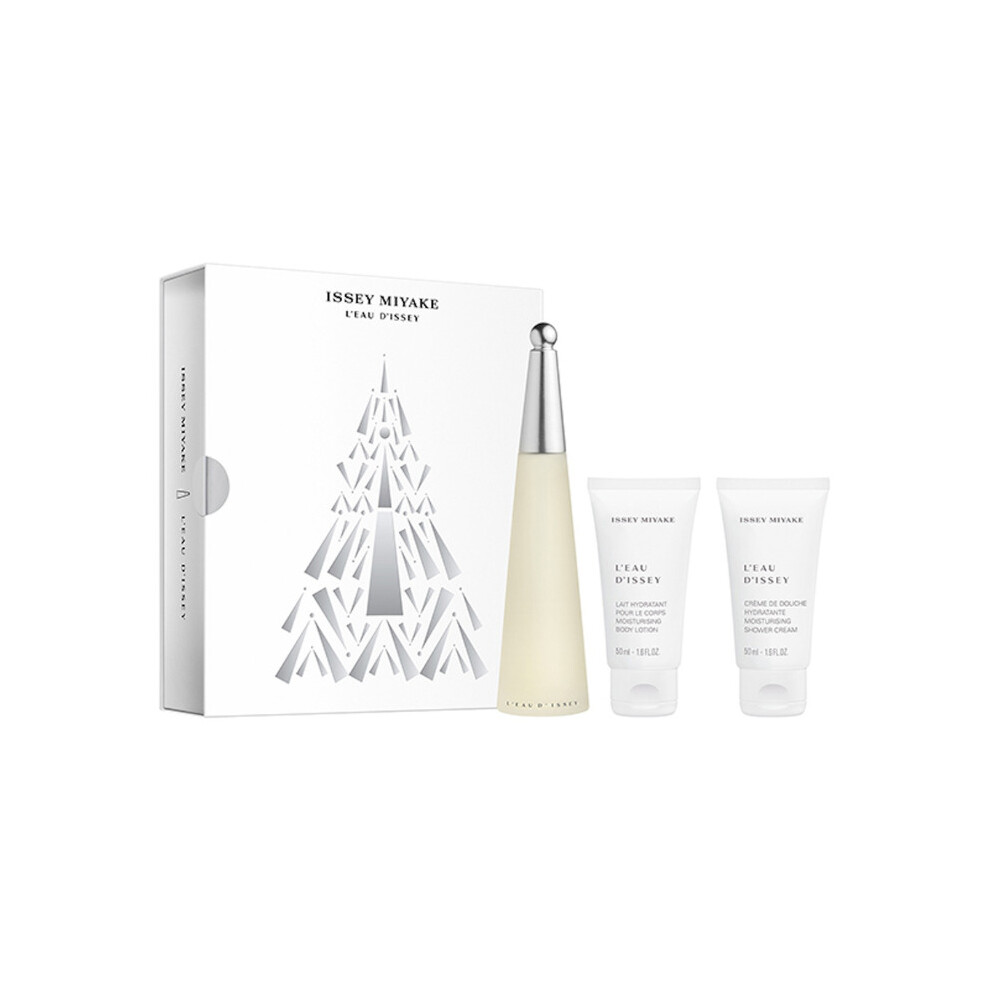 Issey Miyake L'Eau D'Issey Ladies 50ml 3pc Gift Set