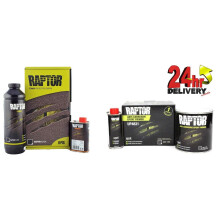 U-Pol Raptor Black Liner Kit 1L Truck Coating & Epoxy Primer Upol